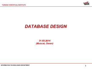3_Database_Design - OIC Statistical Commission