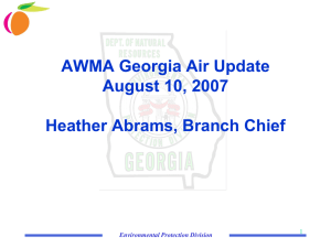 2007 GA Air Regulatory Update