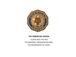 History of TAL - The American Legion