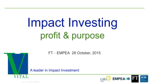 Eytan Stibbe - Impact Investing