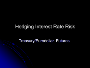 Hedging Interest Rate Risk with Treasury Futures