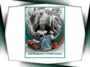 Bank Management & Financial Service