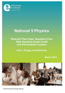 Physics-N5-Past-Paper-Questions-Energy-and-Electricity