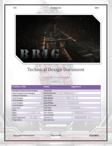 BRIG Technical Design Document