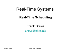 CS 612 Real-Time Systems