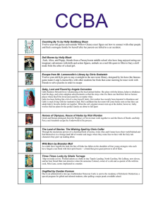 Colorado Children's Book Award 2015 Nominations +