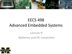 EECS 498 Advanced Embedded Systems