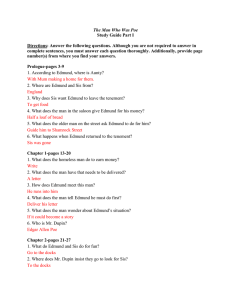 The Man Who Was Poe Study Guide Part I Directions: Answer the