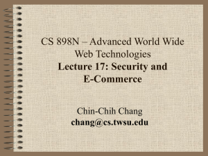 CS 898n - Lecture 16