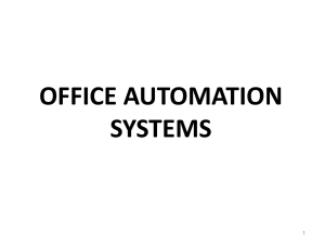 OFFICE AUTOMATION SYSTEM