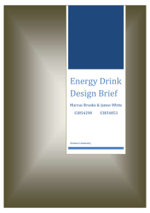 Energy Drink Design Brief