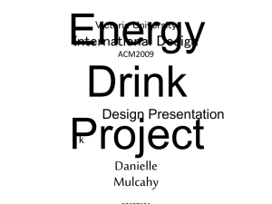 Energy Drink Presentation