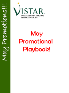s May Playbook Fax or Call In your order today