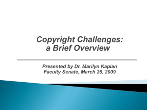 Copyright Presentation - The University of Texas at Dallas
