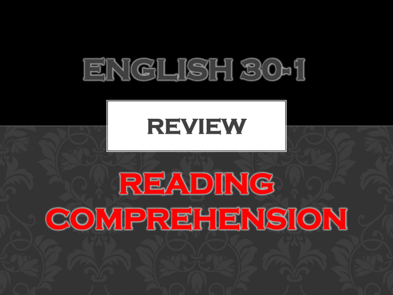 English 30 1 Literature Review