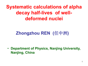 Systematic calculations of alpha-decay half