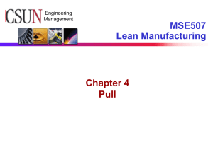 Lean Thinking Chapter 4