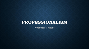Professionalism - Cloudfront.net