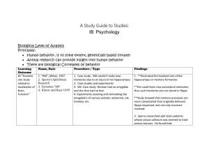A Study Guide to Studies