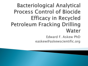 Bacteriological Analytical Process