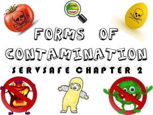 chapter 2 forms of contamination