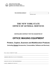 office imaging equipment contract template