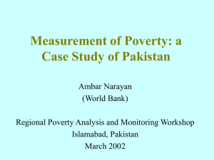 Role of Poverty Lines