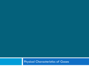 Gases, Properties and Behaviour