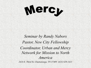 Mobilizing Your Church Into Effective Mercy Ministry
