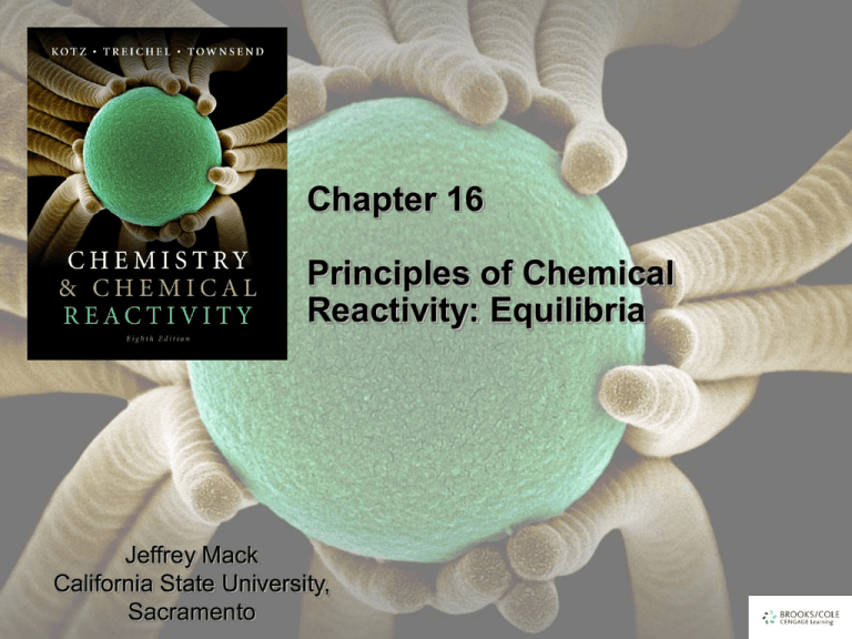 CHEMICAL EQUILIBRIUM Chapter 16