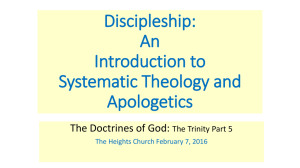 Discipleship: An Introduction to Systematic