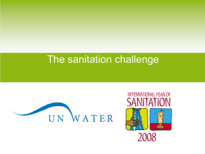 Sanitation and its global challenges