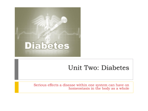 Glucose Tolerance Testing