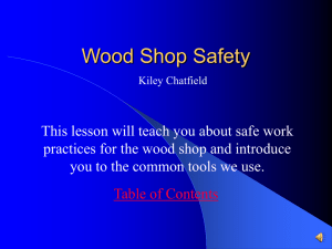 Wood Shop Safety
