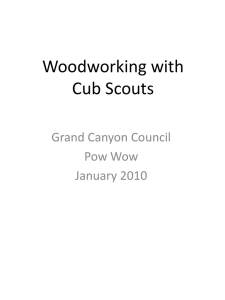08C Woodworking with Cub Scouts