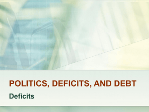 POLITICS, DEFICITS, AND DEBT