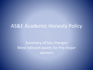 Academic Honesty PowerPoint