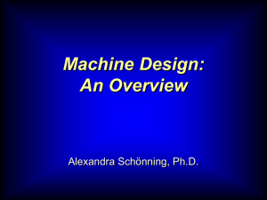What is machine design