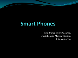 Smart Phones - Andrew.cmu.edu