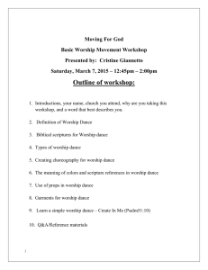 Basic Worship Movement Workshop