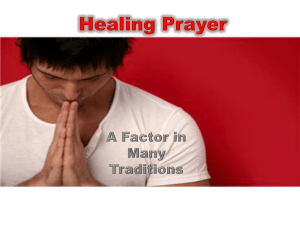 Healing Prayer