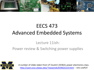 EECS 498 Advanced Embedded Systems