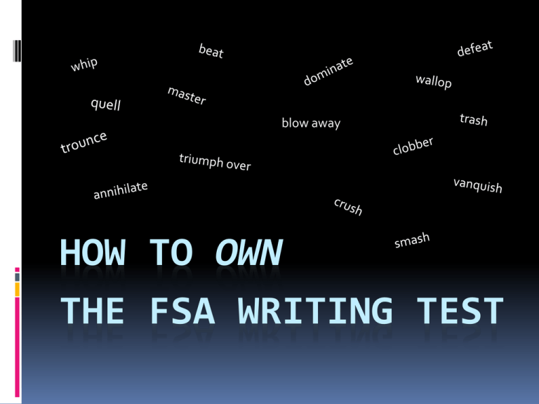8th grade writing fsa practice test