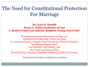 Marriage! - J. Reuben Clark Law School