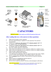 Capacitors - English wiki for Mo og Øyrane