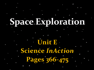 Unit E Space Exploration Section 1 NotEarth and Space has