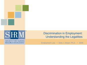 Discrimination in Employment: Understanding the Legalities