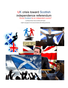 5. Outline of the Scottish Referendum speech