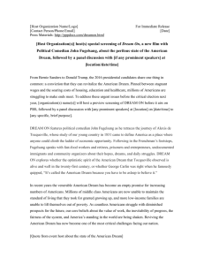 press release template - Public Policy Productions