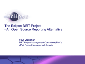 An Open Source Reporting Alternative
